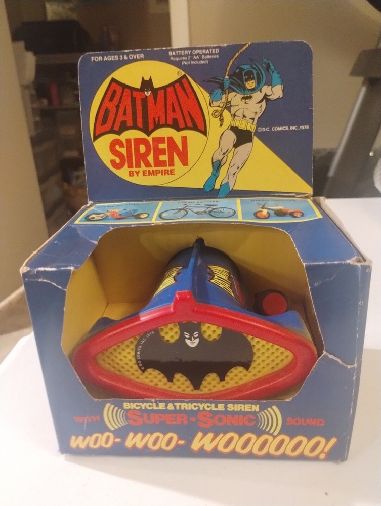 Vintage 1978 Batman Siren Empire Toys New In The Box