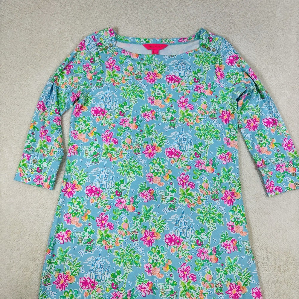 Lilly Pulitzer X Disney Parks Mickey Minnie Castle Sophie Dress Large NWOT