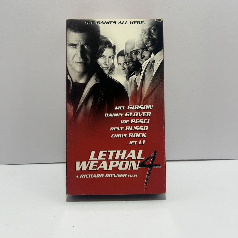 Lethal Weapon 4 VHS 1998