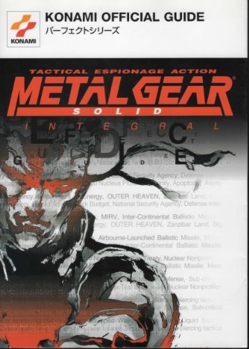 METAL GEAR SOLID INTEGRAL Perfect Guide Book PS book form JP