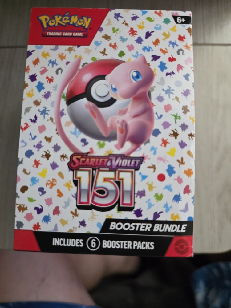 Pokémon Scarlet & Violet 151 Booster Bundle Box 6 Packs Mew 2023 English