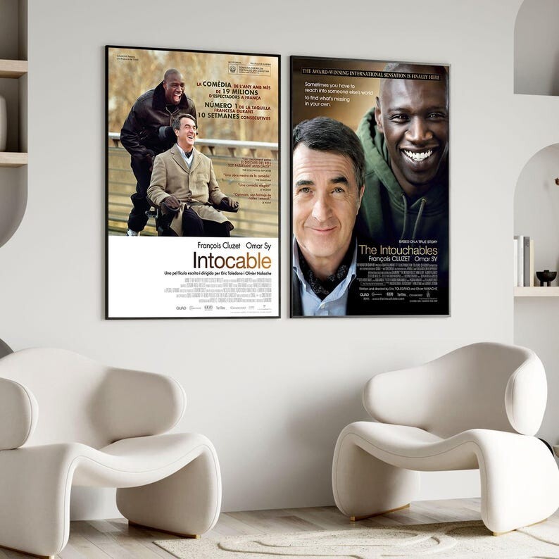 Intouchables Movie Poster High Quality Print Wall Art Unframed