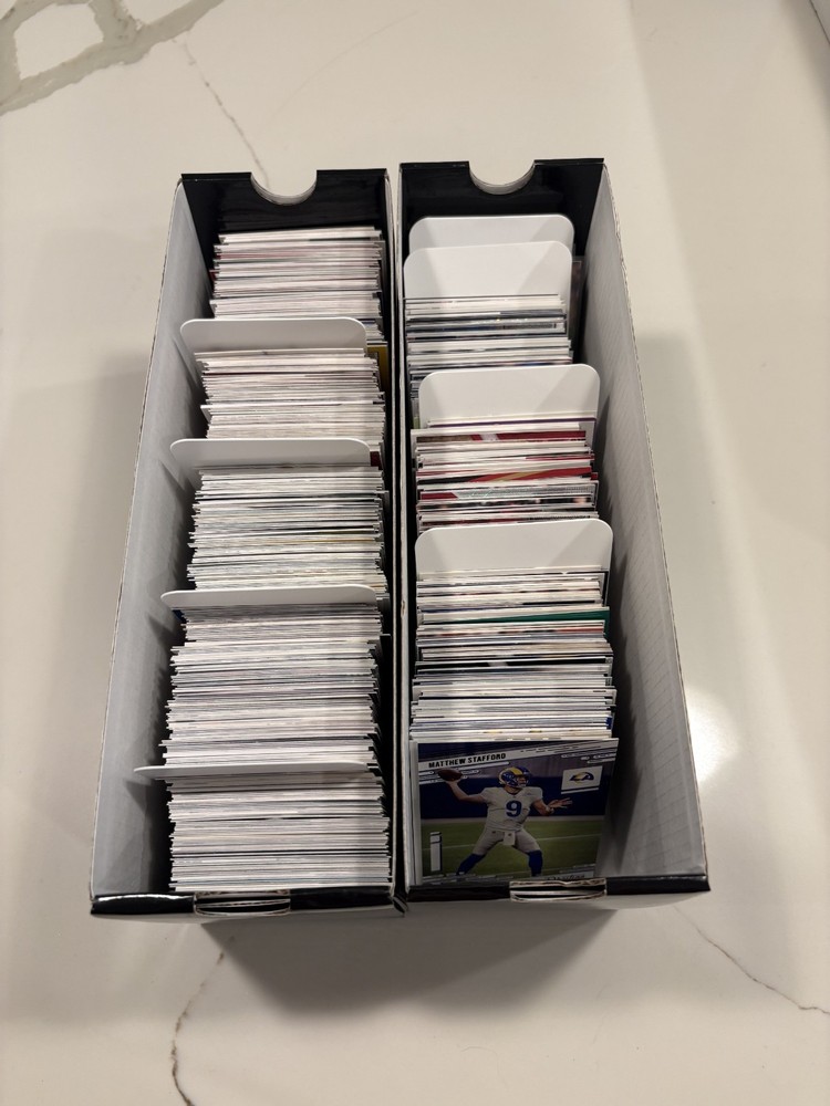 Football + Hockey Card Lot (Huge Lot W/ Tons of Rookies and Parallels)