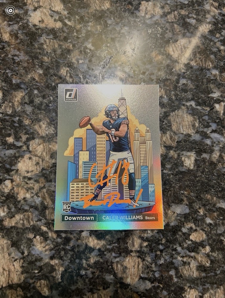 Caleb Williams Downtown In Person Inscription Autographed “Bear Down!“Rare 1/1?