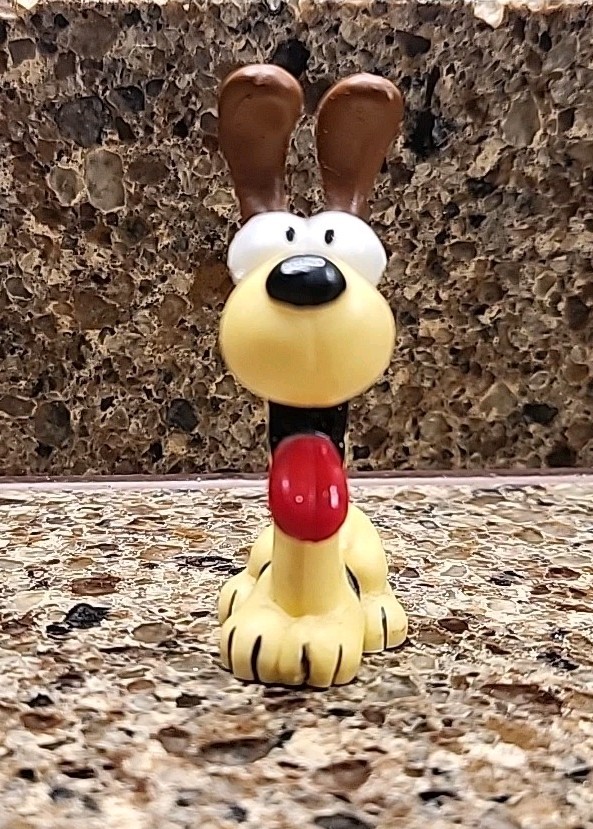 Garfield Odie Dog PVC Toy Figure 1978 1983 United Feature Syndicate Vintage