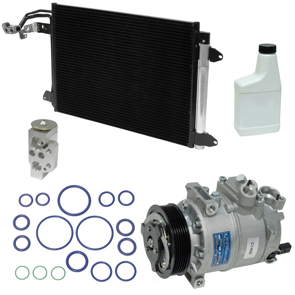 A/C Compressor Kit with Condenser UAC KT 2900A Replacement