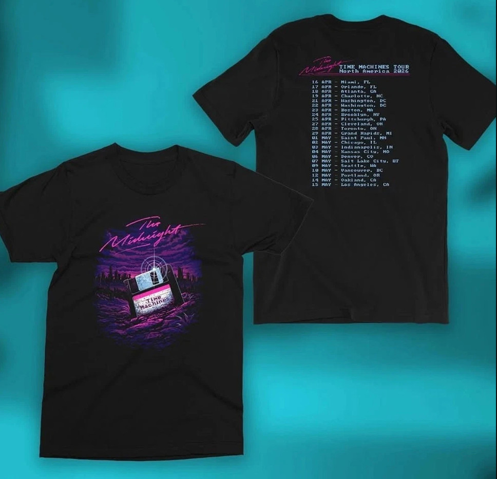 THE MIDNIGHT T-Shirt Time Machines North America Tour 2026 T shirt