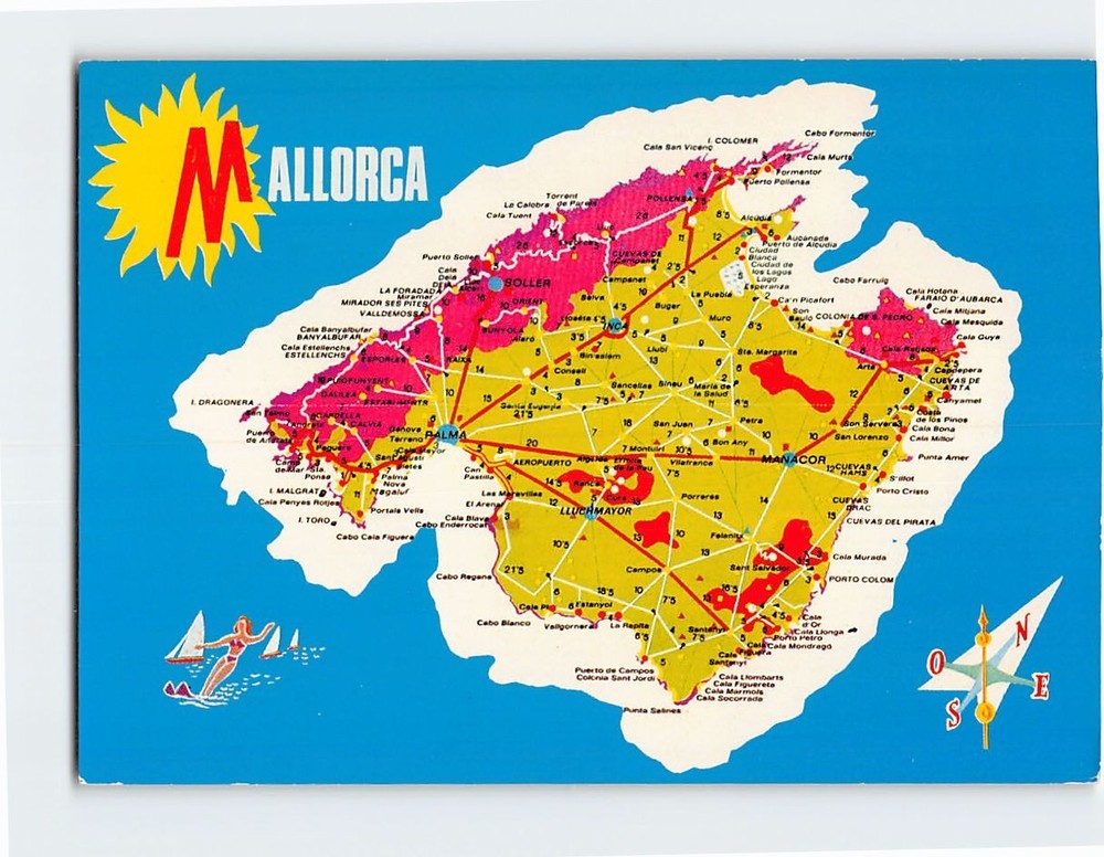 Postcard Mallorca Spain