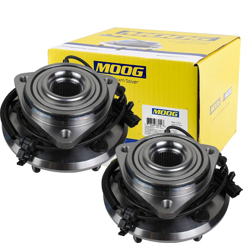 MOOG 513272 Pair Front Wheel Bearing Hub Assembly For Jeep Wrangler 2007 - 10
