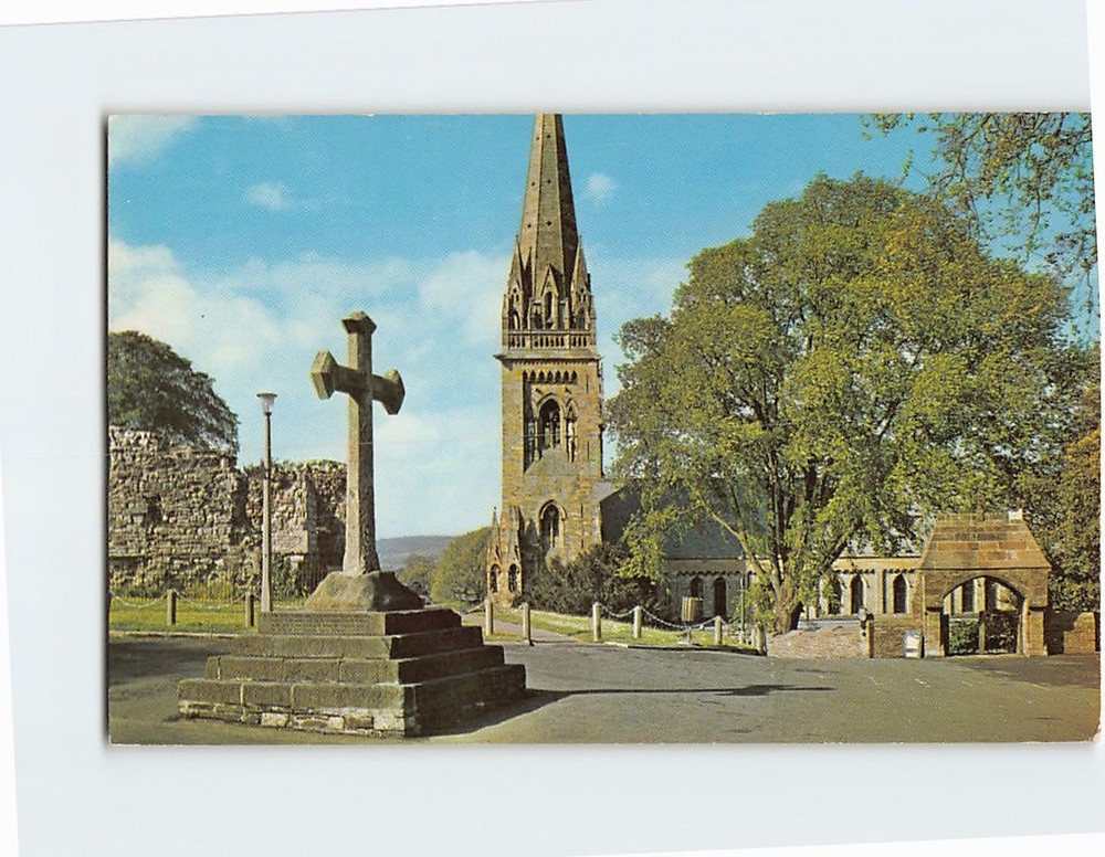 Postcard The Cross & Cathedral Llandaff Wales