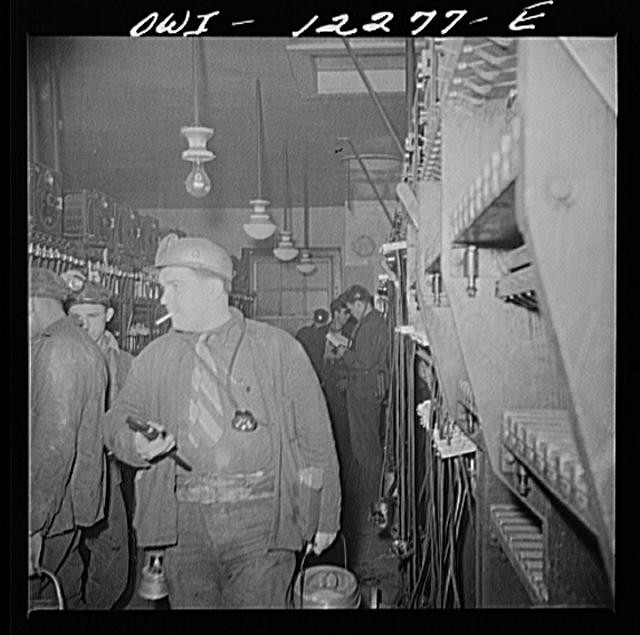 Pennsylvania Montour No 4 Mine Pittsburgh 1910s Coal Miners Control Room