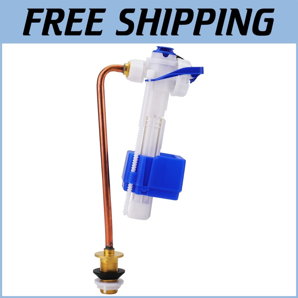 ABS & Copper Silent Fill Valve Kit - Easy Quick Install for Most Toilets-image
