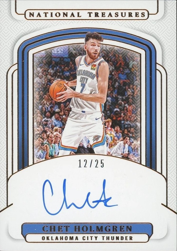 CHET HOLGREM 2024-25 Panini National Treasures AUTO /25
