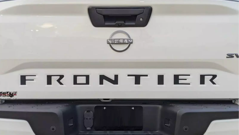 VINYL: Matte Black NISSAN FRONTIER 2022 2023 2024 FRONT Tailgate LETTERS
