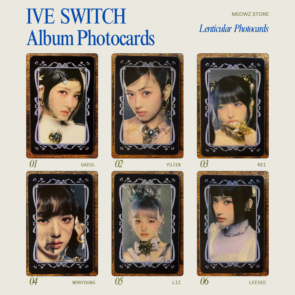 IVE - 2nd EP Album - IVE SWITCH - Official Album Lenticular Photocards