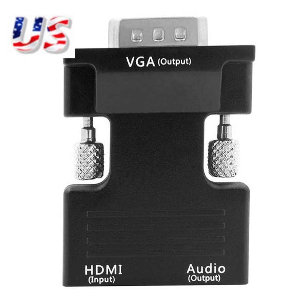 HDMI Input to VGA Output Adapter HDMI Female To VGA Male Converter Laptop To TV