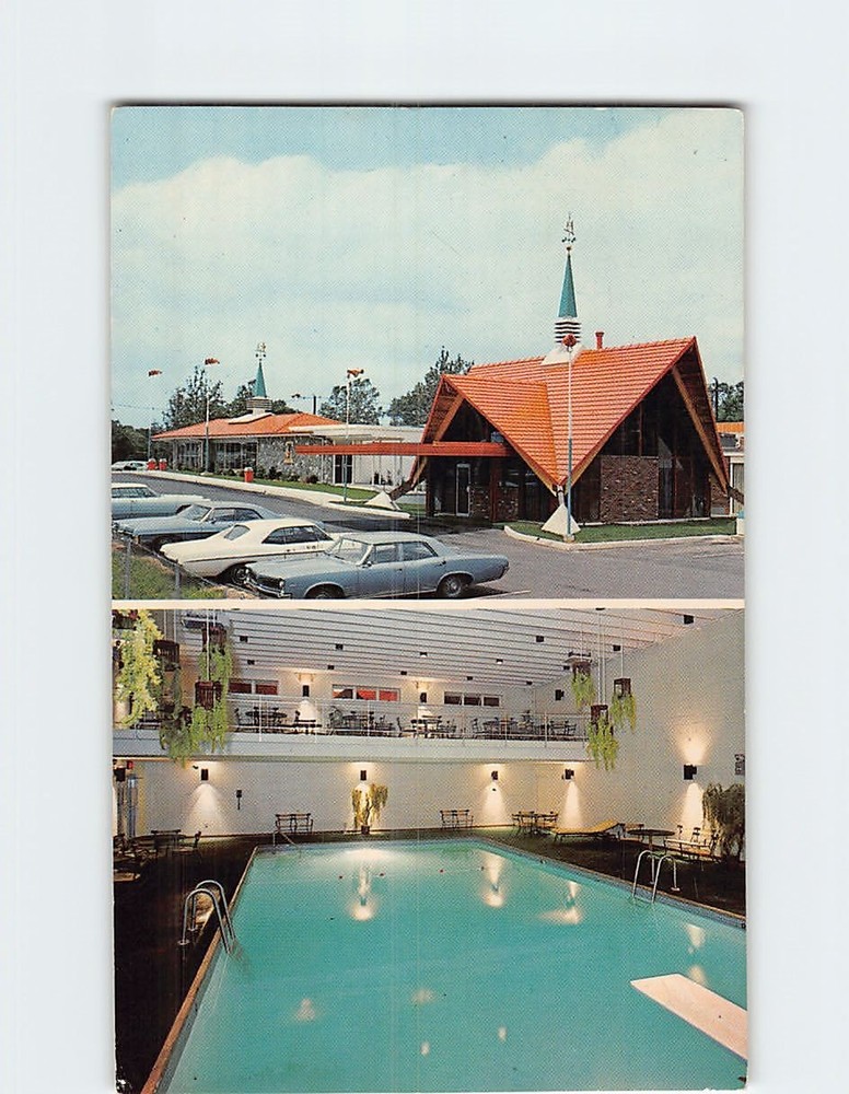 Postcard Howard Johnsons Motor Lodge Chambersburg Pennsylvania USA