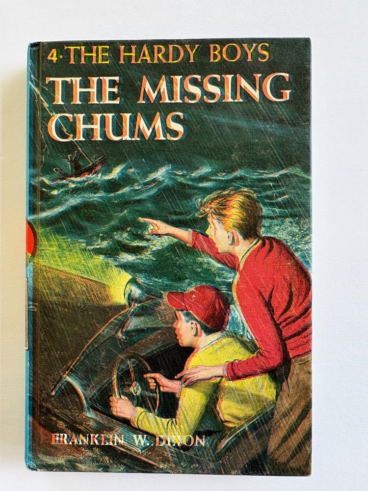 Hardy Boys #4 The Missing Chums Franklin W Dixon PC Color Misregistration Error