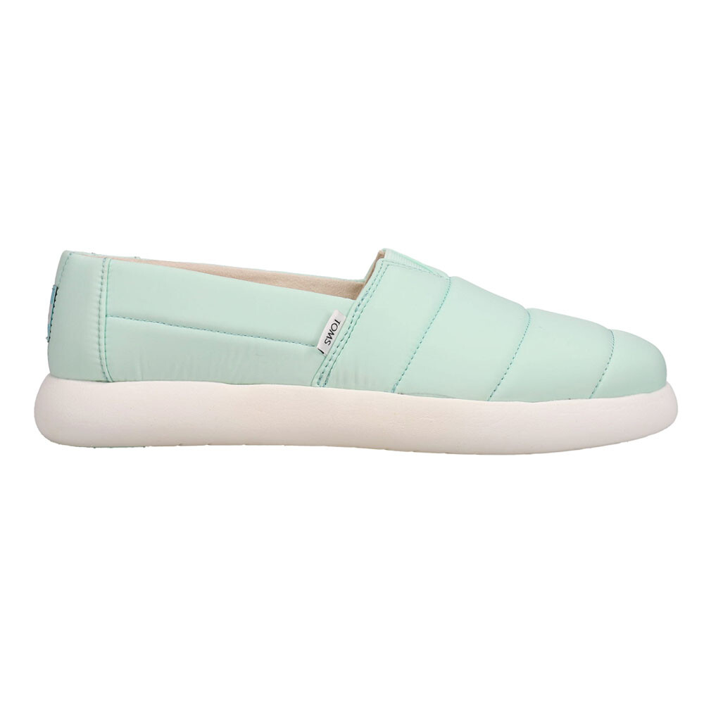 TOMS Alpargata Mallow Puff Slip On  Womens Blue Sneakers Casual Shoes 10017840T