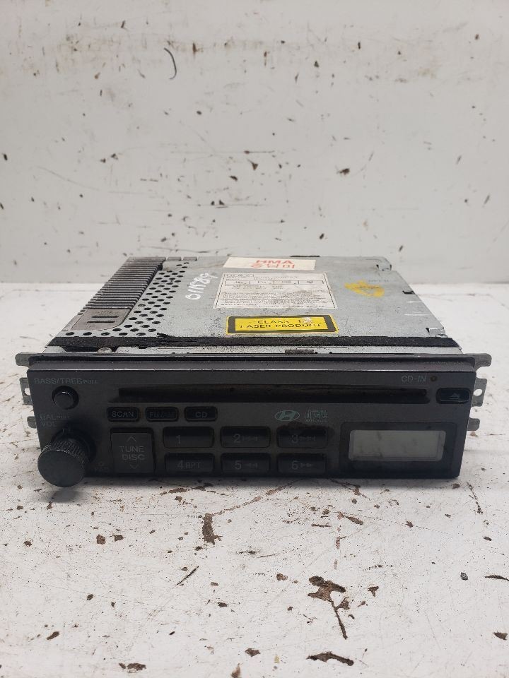 Audio Equipment Radio Am-fm-stereo-cd Single Disc Fits 01-06 SANTA FE OEM Used