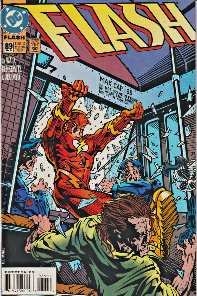 Flash #89  Wally West * Flash [Jay Garrick] * Abra Kadabra  Dc  1994  Nice!!!-image