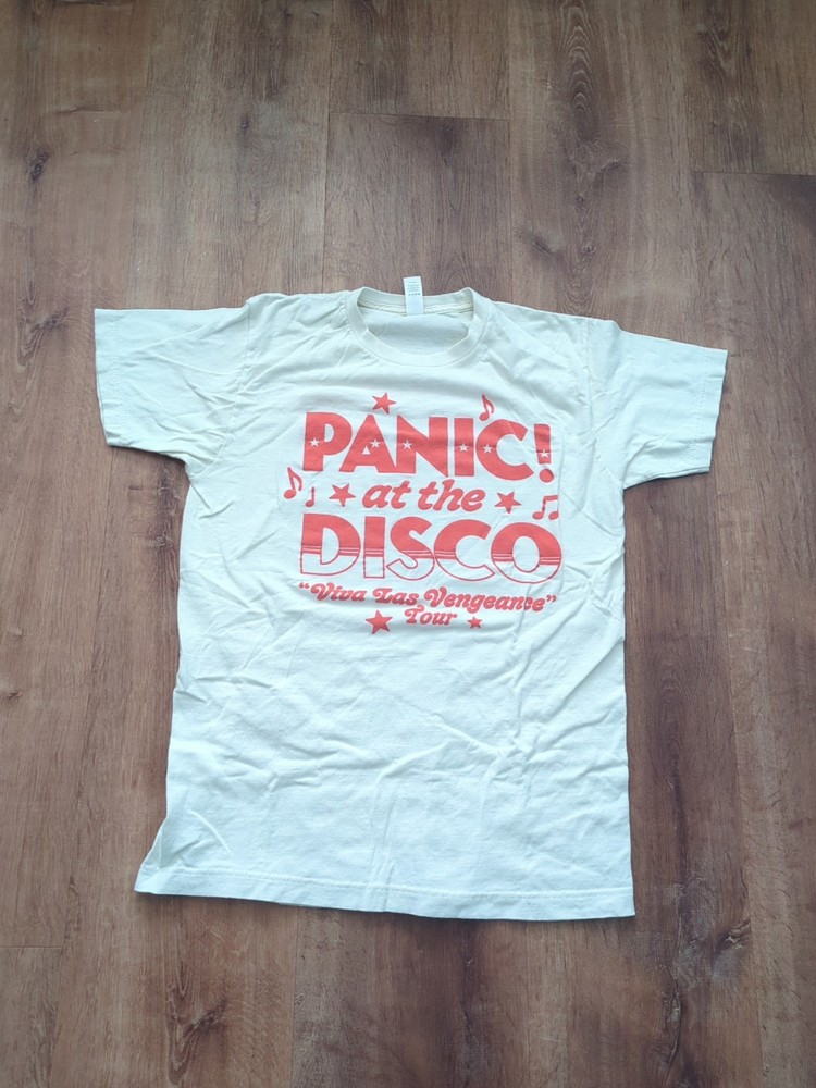 Panic At The Disco Viva Las Vengeance Tour Graphic White T Shirt MEDIUM