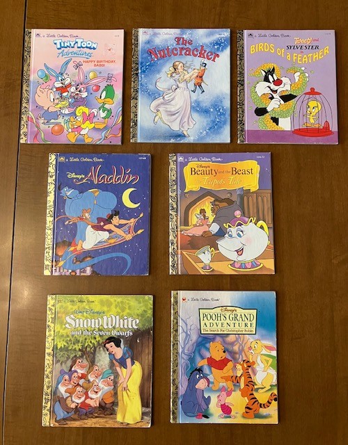 A Little Golden Book HC-1990's ` Lot of 7 ~ 1st Editions