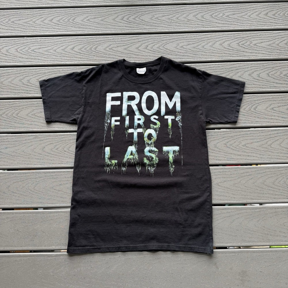 From First To Last T Shirt Emo Punk Rock Band XL Vintage