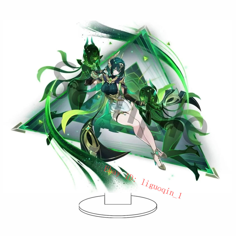 Anime Genshin Nefer Acrylic Figure Stand Model Desktop Ornaments 10Cm