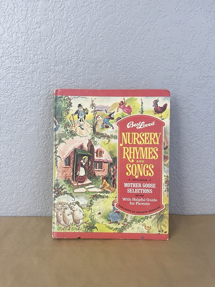 Mother Goose Collection-Best Loved Nursiery Rhymes & Songs Children’s Book 1973