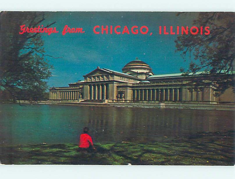 Unused Pre-1980 MUSEUM SCENE Chicago Illinois IL ho9338