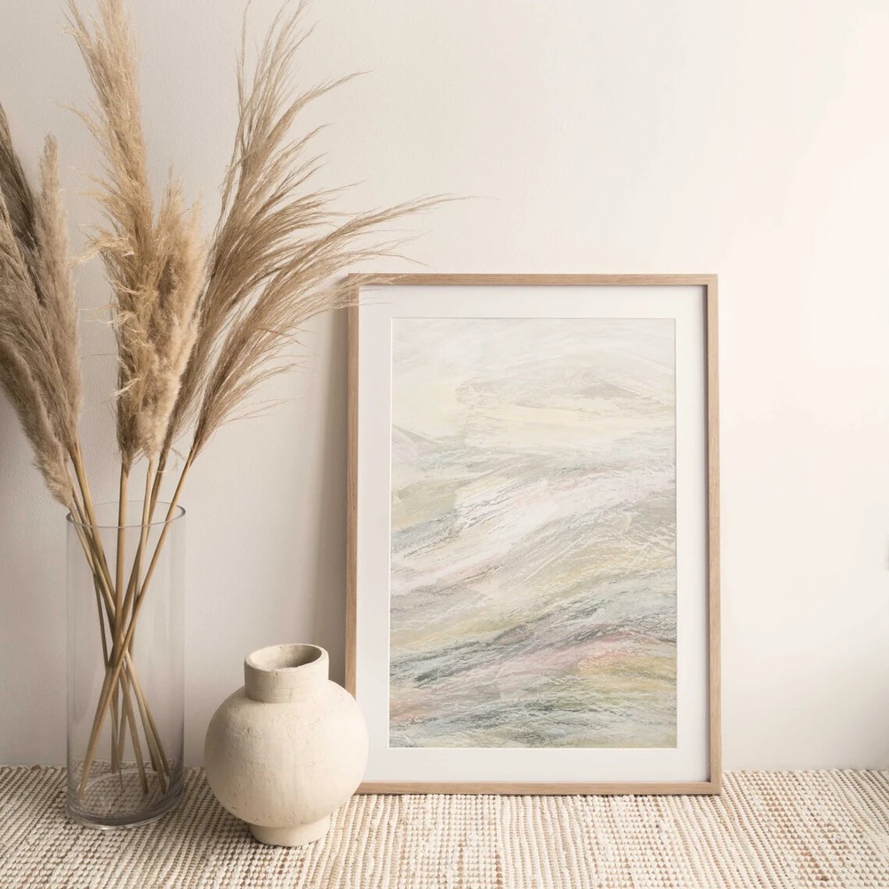 Abstract Pastel Painting Wall Art Poster Premium Quality Choose your Size