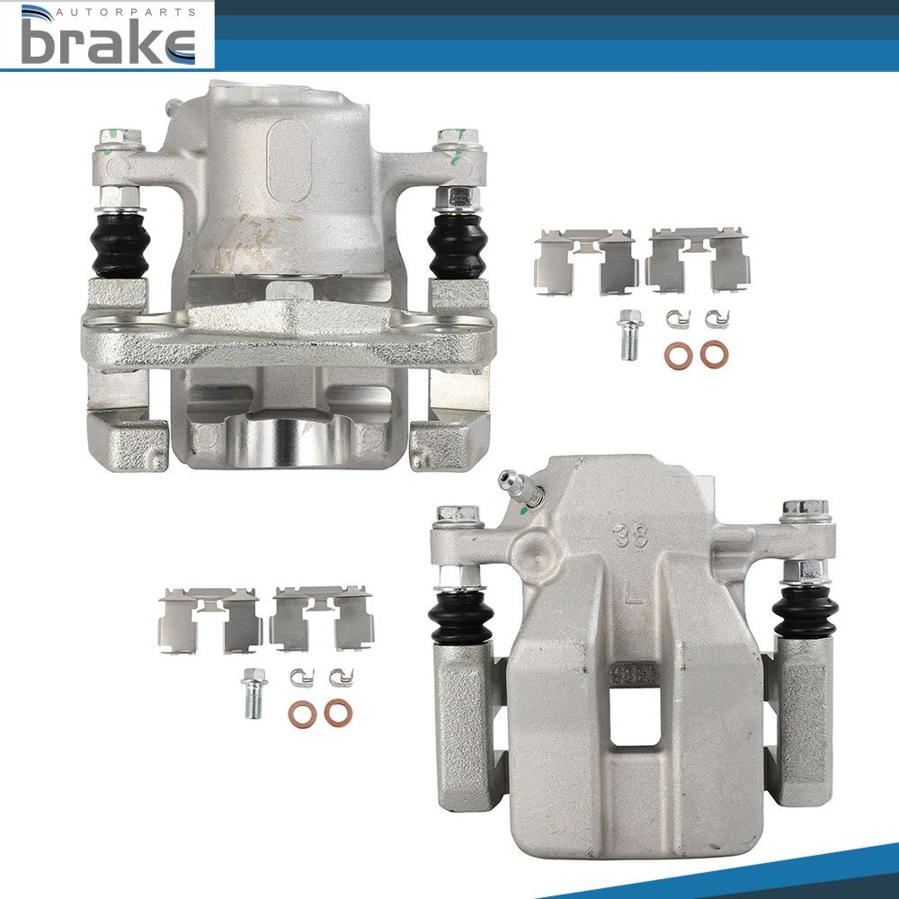 2Pcs Rear Disc Brake Calipers w/Bracket For 12-18 Toyota RAV4 (2012 Japan Built)