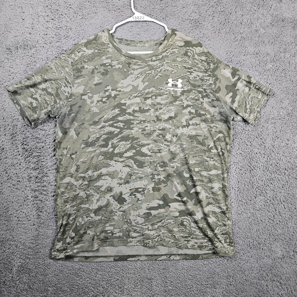 Under Armour Men's Loose Fit Heatgear Camo T Shirt XL