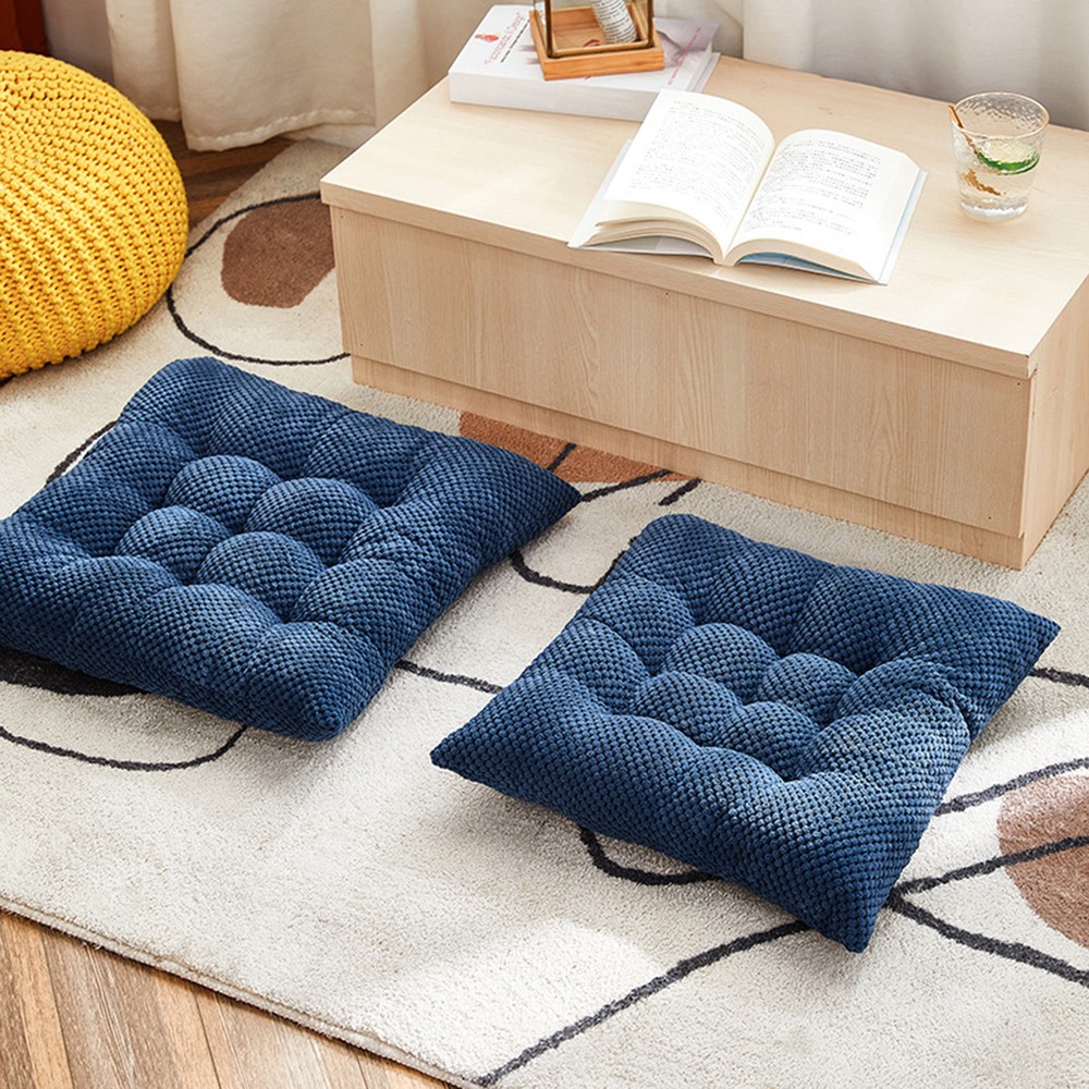 Chair Seat Pad Wash-resistant Hip Protective Simple Style Square Dining Chair