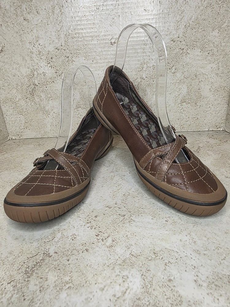 Merrell Mary Jane Shoes Women Sz 5.5 Adjustable Cross Strap Casual Comfort Flats