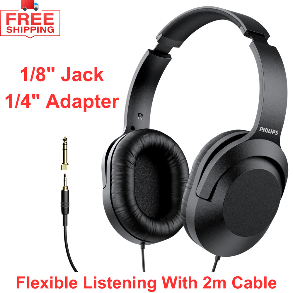 Over Ear Wired Stereo Headphones For Podcast, Studio Monitoring & Record Headset