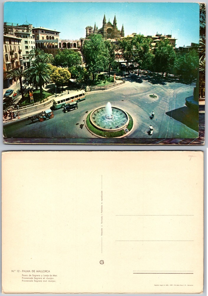 Continental Palma De Mallorca Cathedral Postcard