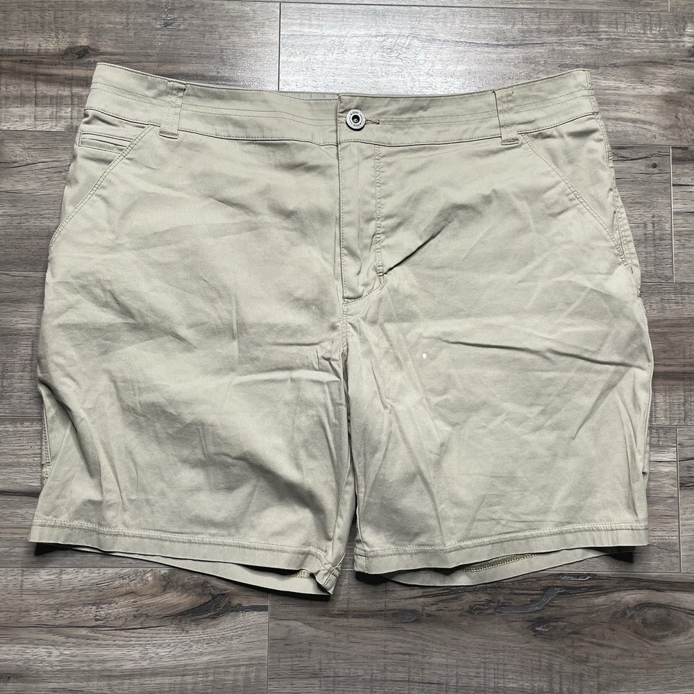 Men's Kuhl Resistor Lite Chino Shorts Khaki Stretch Size 38 Outdoors Hiking