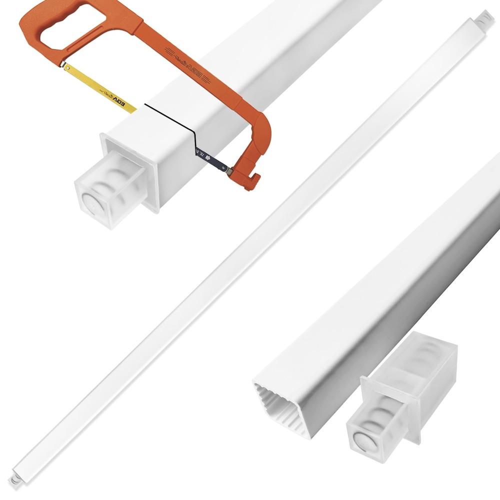 24-Inch Towel Bar Replacement Rod Spring End Wall Mount Replacement Towel Bar...
