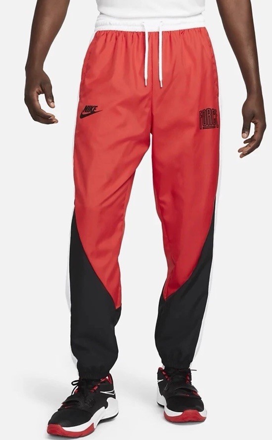 Nike Starting 5 Men's Size XL  Red White Black Basketball Pants FB6966-657