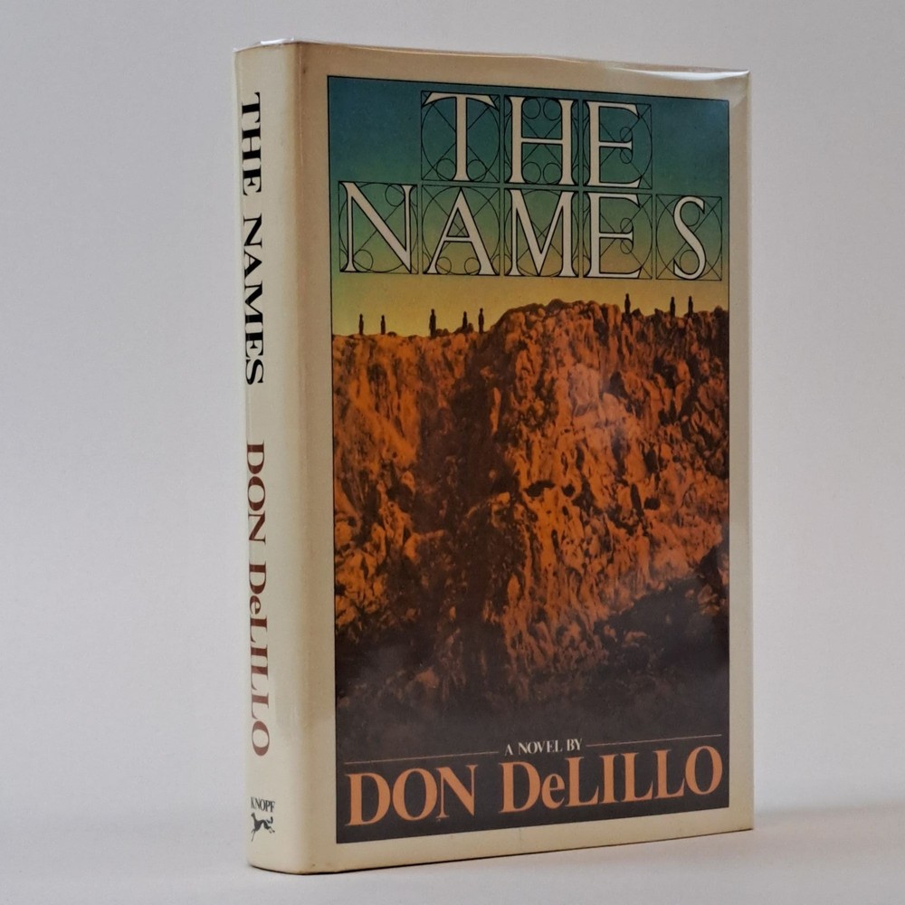 Don DeLillo / THE NAMES Signed 1st Edition 1982