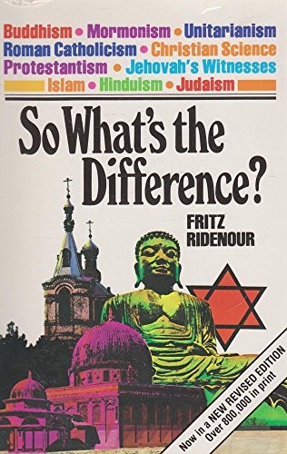 SO WHATS THE DIFFERENCE by RIDENOUR FRITZ Paperback Book The Fast Free Shipping