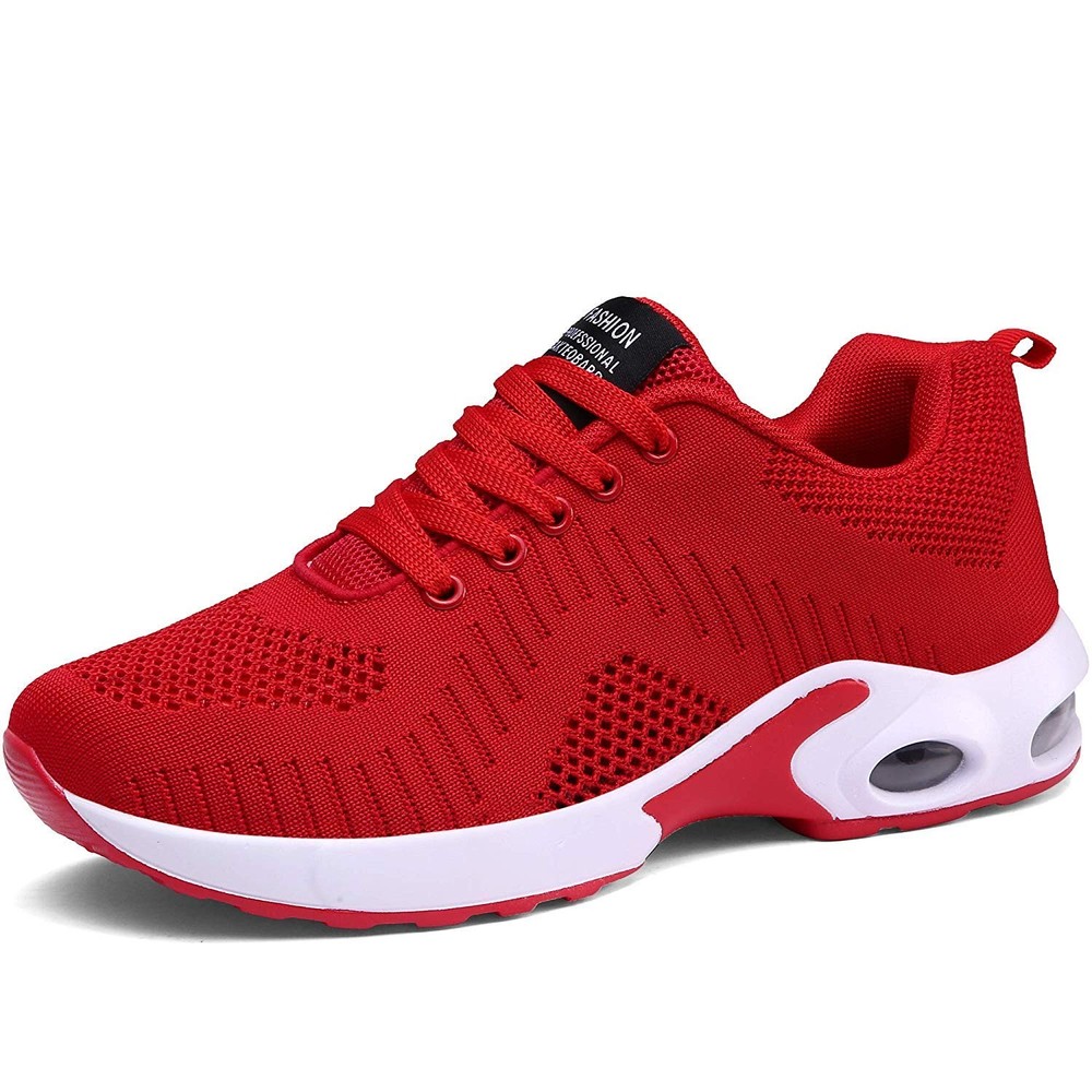 's Walking Outdoor Jogging Cross Trainer Running Shoe Walking Shoes Red 8.5 M