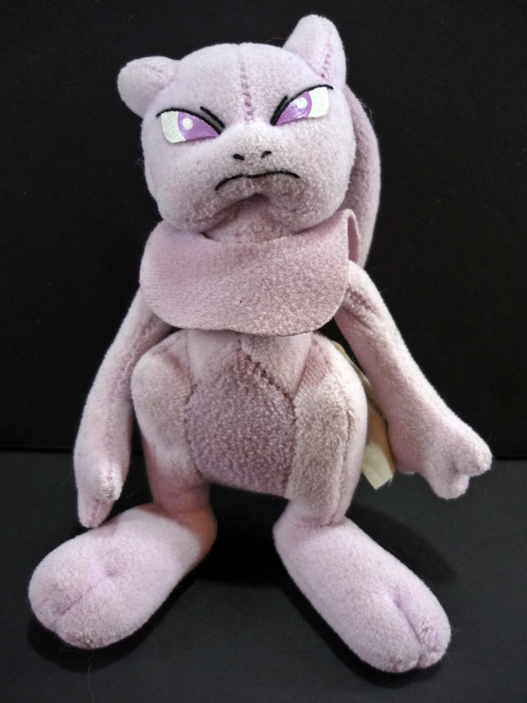 Pokemon Mewtwo Plush 1998 Ninetendo #150 Hasbro 1998 6