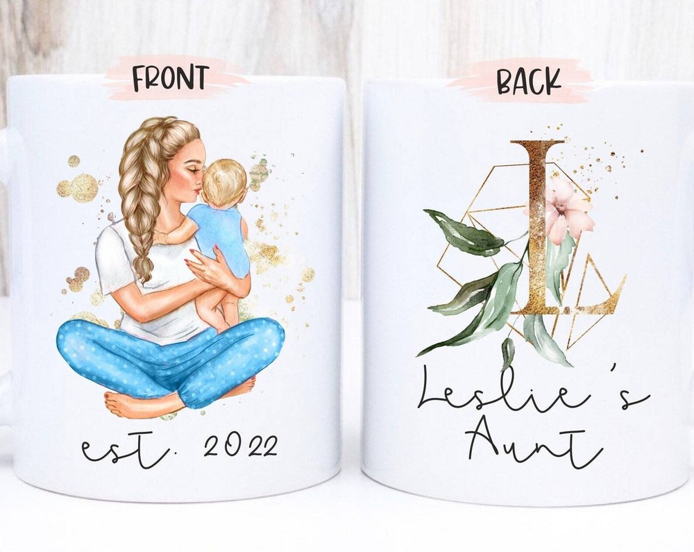 New Aunt Mug Personalised Aunt Mug Aunt Gift New Aunt Gift Aunt Reveal Gift