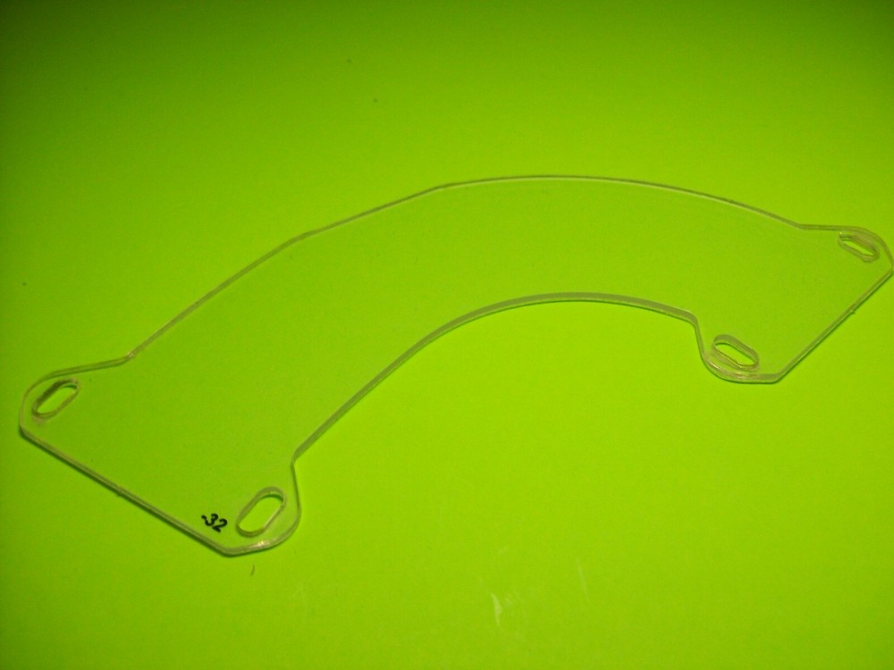 Pinball Machine Clear Playfield Plastic Shield Part 32 for Unknown Game