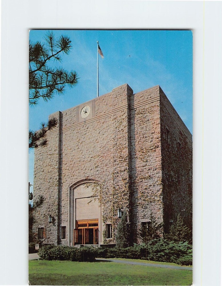 Postcard Administration Building On The University of Kansas City Kansas USA