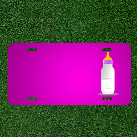 Create Your Unique Customized Car License Plate and Personalize Baby Bottle Milk with Names for a Special Touch