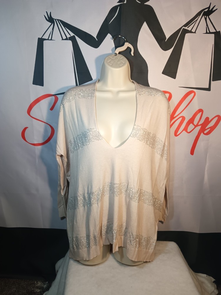 Lauren Vidal Mini Stud Stripped Top in Small - Stylish & Trendy